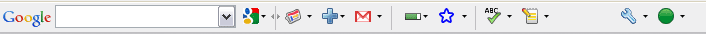 Barre d'outils Google